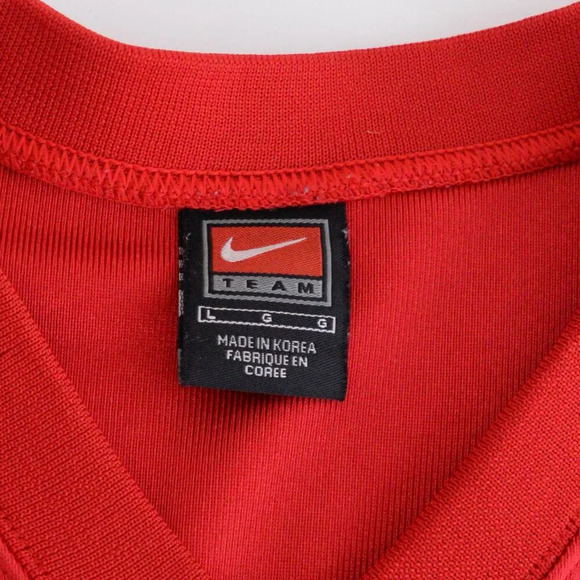 Vintage 90S Nike Red Label Canton #80 Game Worn  Real Football Jersey Size Large - Picture 10 of 16